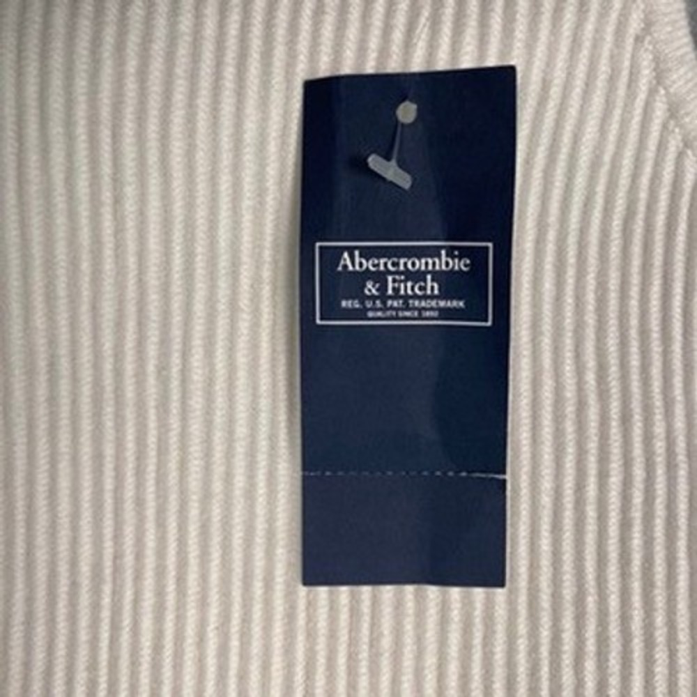 Abercrombie‎ & Fitch White Ribbed V-Neck Sleeveless Bodysuit - XXL - Picture 4 of 5